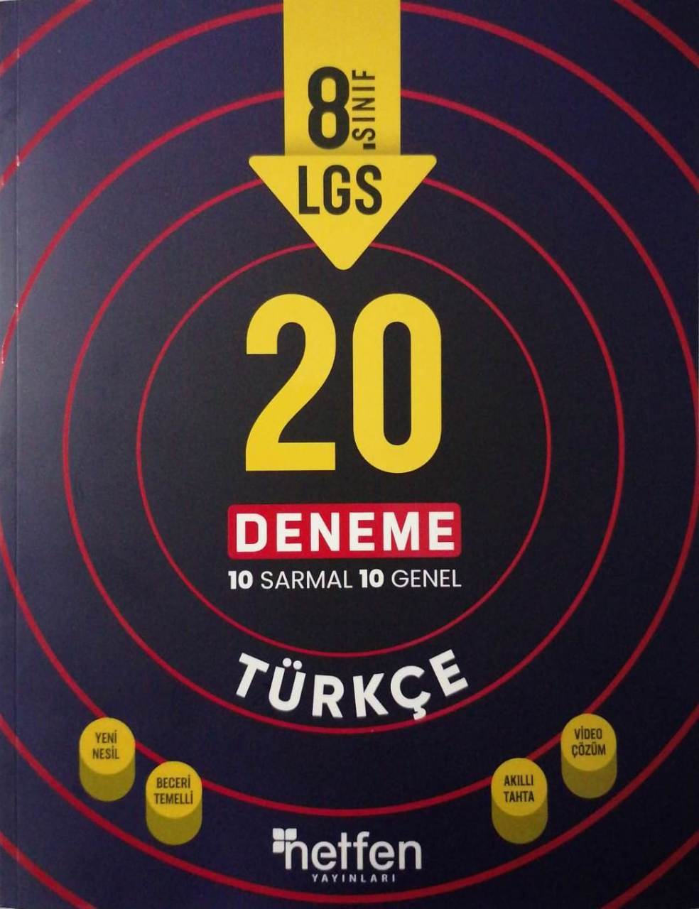 Netfen 8.Sınıf LGS Türkçe Yeni Kapaklı 20 Deneme