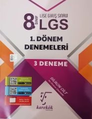 Karekök 8.Sınıf LGS İlk Dönem 1.Yarıyıl 3'lü Deneme Seti - kkök