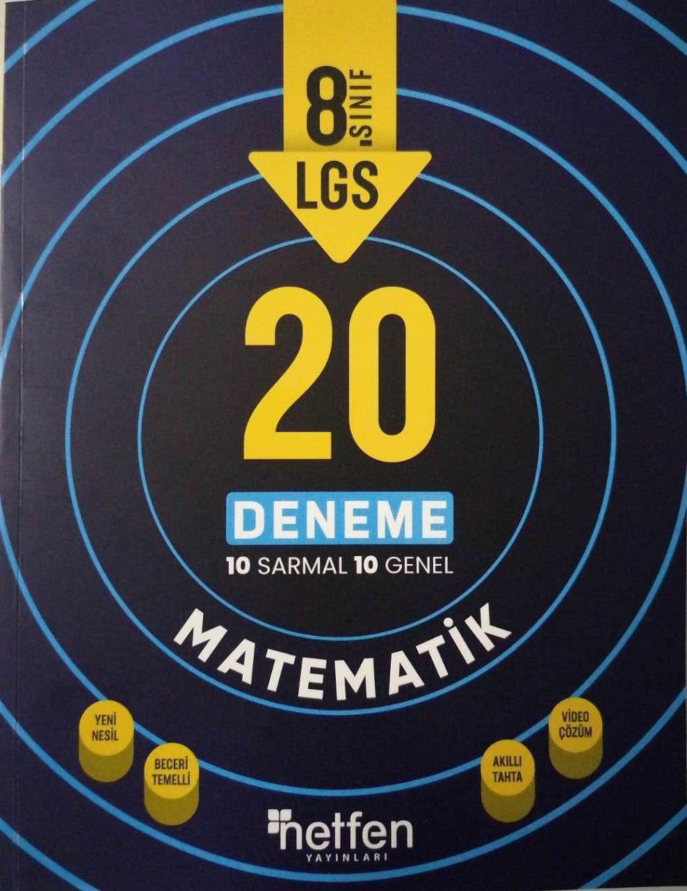 Netfen 8.Sınıf LGS Matematik Yeni Kapaklı 20 Deneme