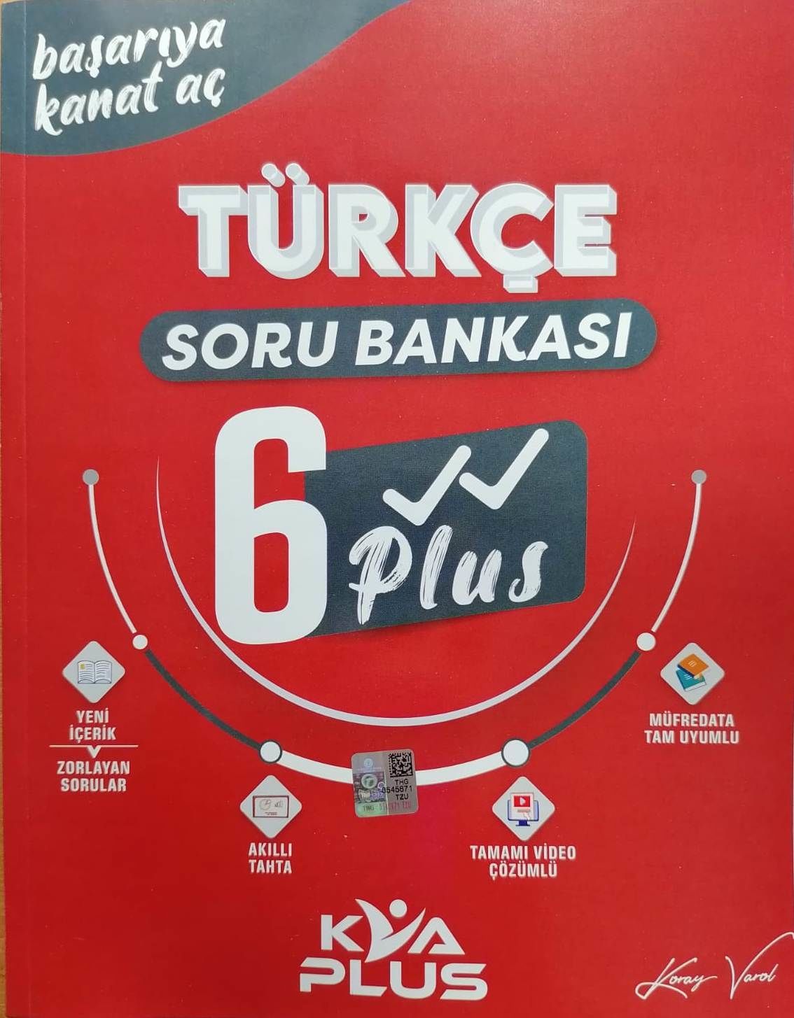 KVA Plus 6.Sınıf Türkçe Soru Bankası Kırmızı Seri