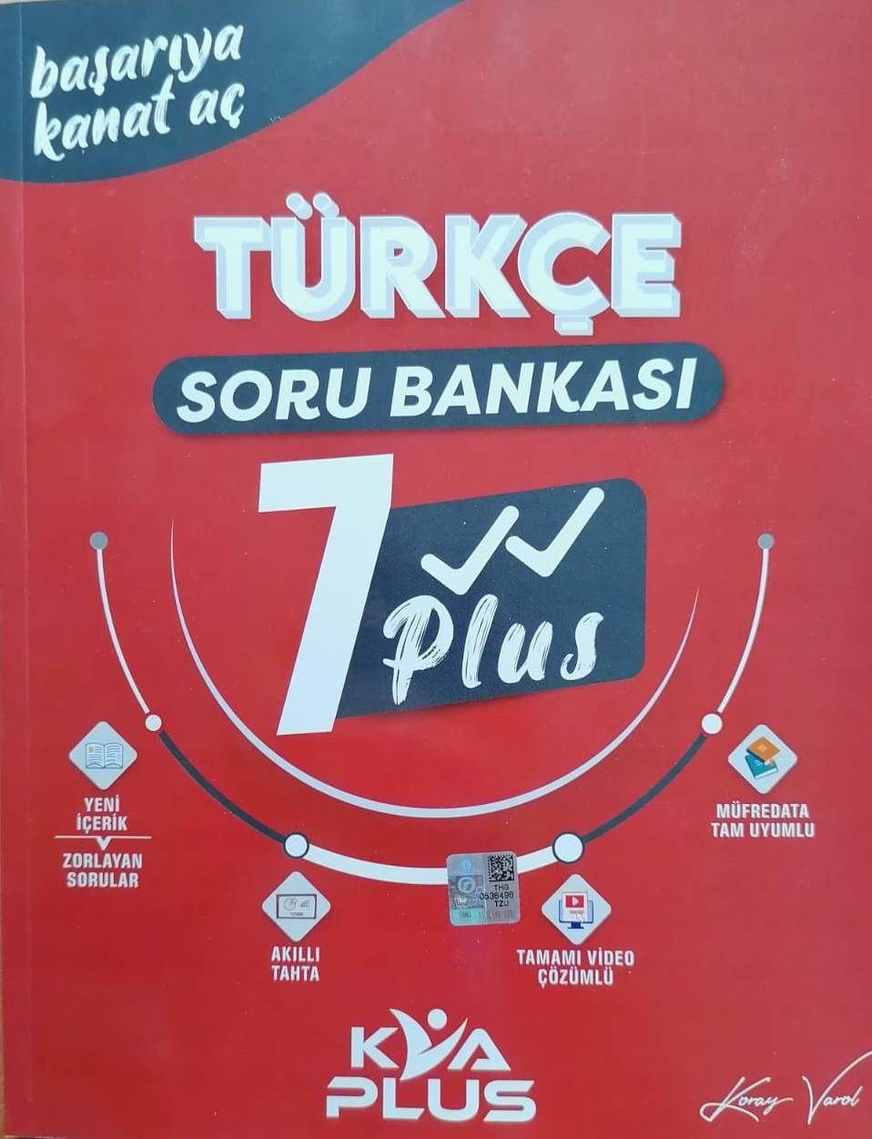 KVA Plus 7.Sınıf Türkçe Soru Bankası Kırmızı Seri