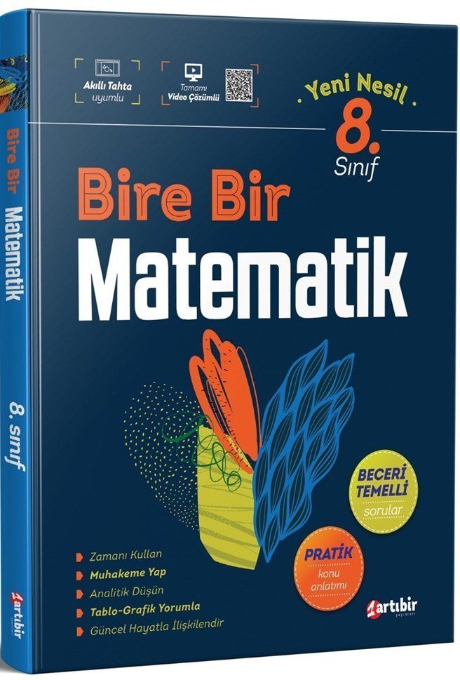 Artıbir Yayınları 8.Sınıf LGS Bire Bir Matematik Kitabı
