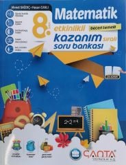 Çanta 8.Sınıf LGS Yeni Matematik Etkinlikli Kazanım Soru Bankası- çtn