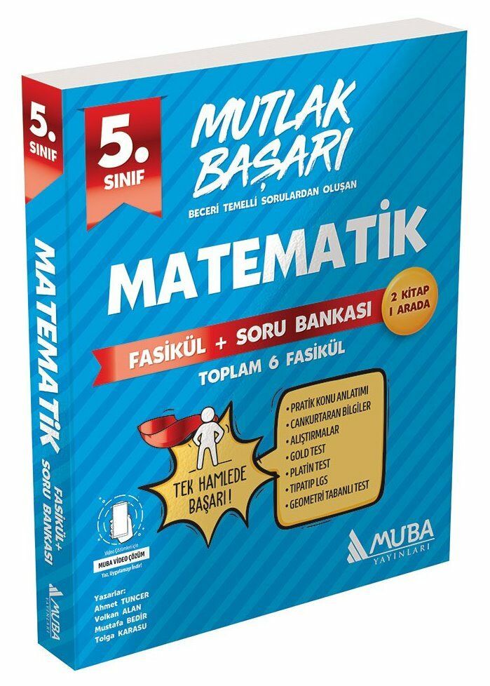 MUBA Yayınları 5.Sınıf Güncel Matematik Fasiküller + Soru Bankası