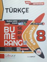 Günay 8.Sınıf LGS Türkçe Bumerang Soru Bankası Etkinlikli