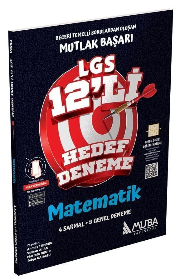 Muba 8.Sınıf LGS Matematik 12'li Hedef Deneme