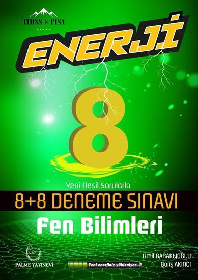 Palme 8.Sınıf LGS Enerji Fen Bilimleri 8+8 Deneme 