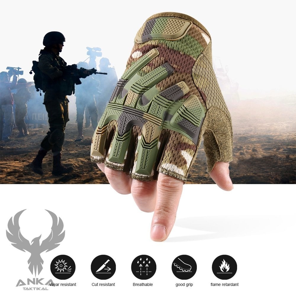 Anka Tactical Combat Kesik Eldiven