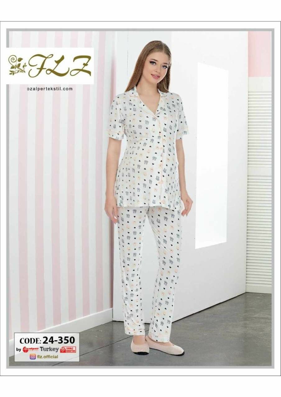 Flz 24-350 Lohusa Bayan Pijama Takımı