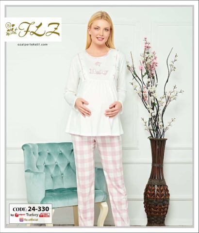 Flz 24-330 Lohusa Bayan Pijama Takımı