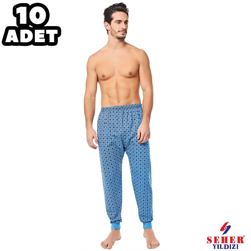 Seher Erkek İki İplik Pijama 10'lu