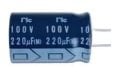 220uF 100V Radial (Radyal) Elektrolitik Kondansatör