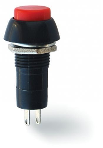 IC186 Yaylı Buton Kırmızı (DC186) (ÇAPI 10MM)