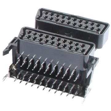 PCB Tipi Modular Dual Scart Soket Konnektör