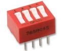 76SB04 4 lü SPST Dip Switch