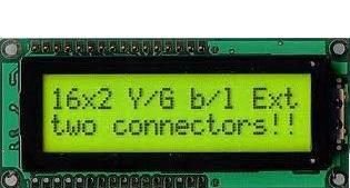 2X16 Yeşil LCD Display Modul (TC1602P)