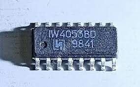 IW5053BD (CD4053BD)Triple 2-Channel Analog Multiplexer/Demultiplexer