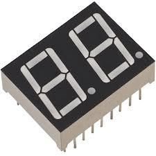 E3-2056AUG-1 (HDSP-5621)  / 2 Digit 14mm Ortak Anot Yeşil Display