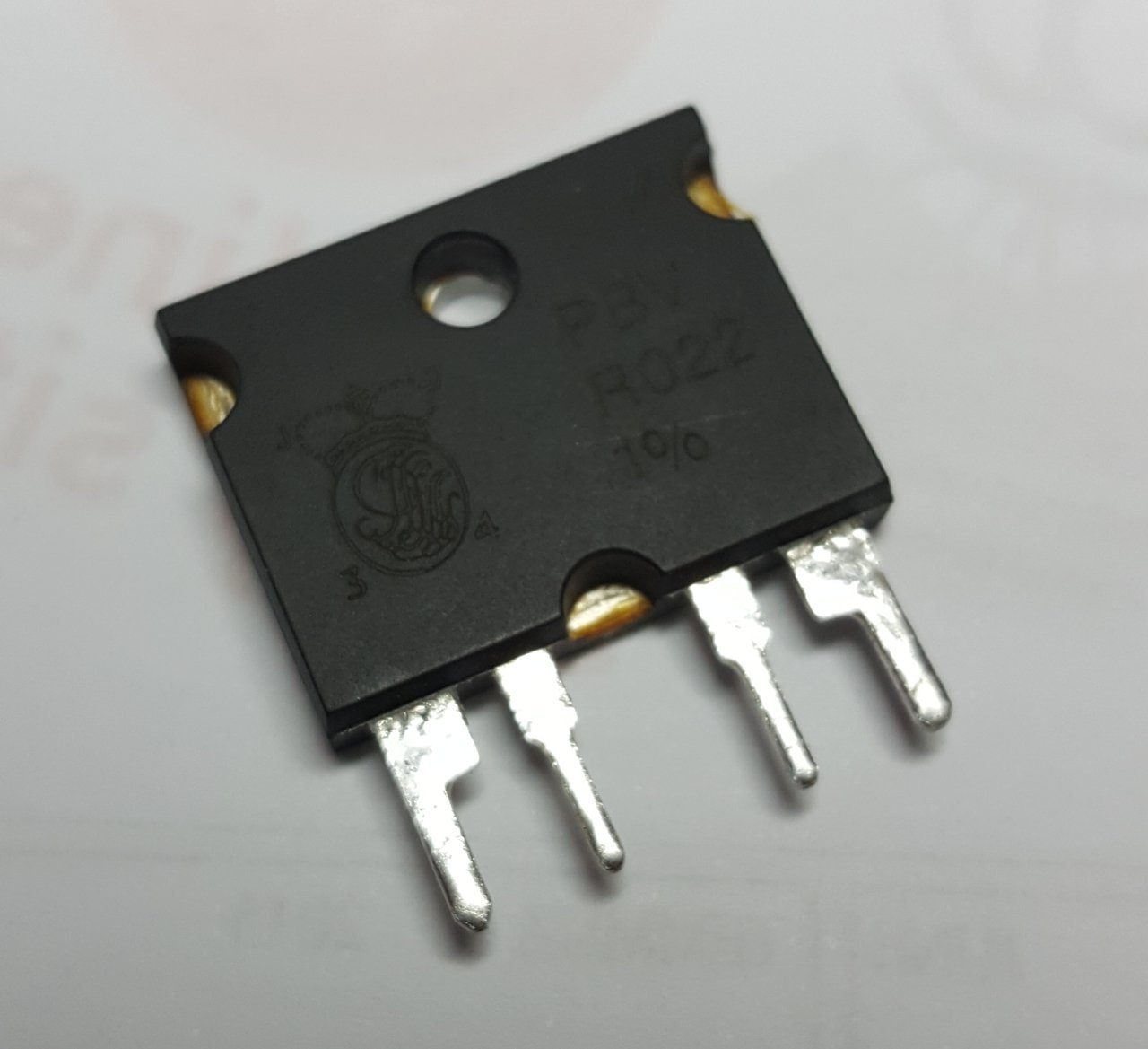 22M Ohm (MİLİOHM )(PBV R022) mOhm %1 Şönt Direnç 5W (G) (uzunluk 21mm yükseklik 17mm)