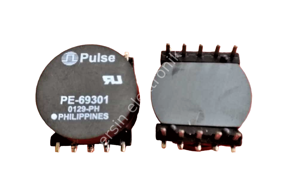 PE-69301 Telecom Transformer 1CT:1:1 2.2Ohm Prim. DCR 2.2Ohm Sec. DCR 10Term. PC Pin Thru-Hole (Rad)