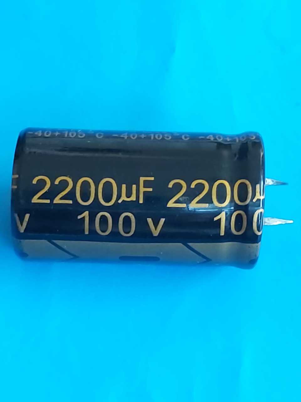 2200uF 100V Elektrolitik Kondansatör  -40C +105C (25mmx45mm)