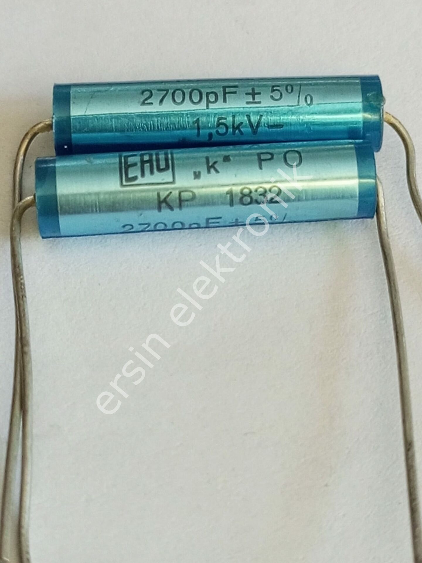 2.7nF (2700pF) 1500V Polyester Kondansatör