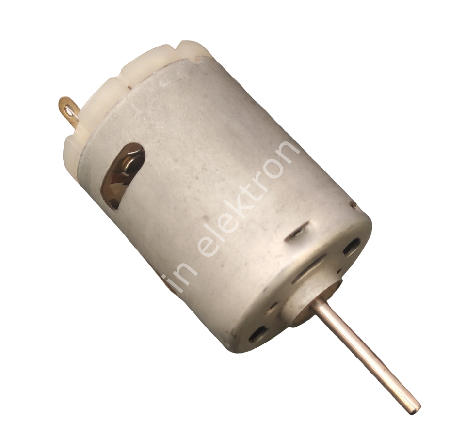 RS-385SA-2355  DC Motor karbon fırçalı motor 6V 4500 RPM, 12V 9850RPM