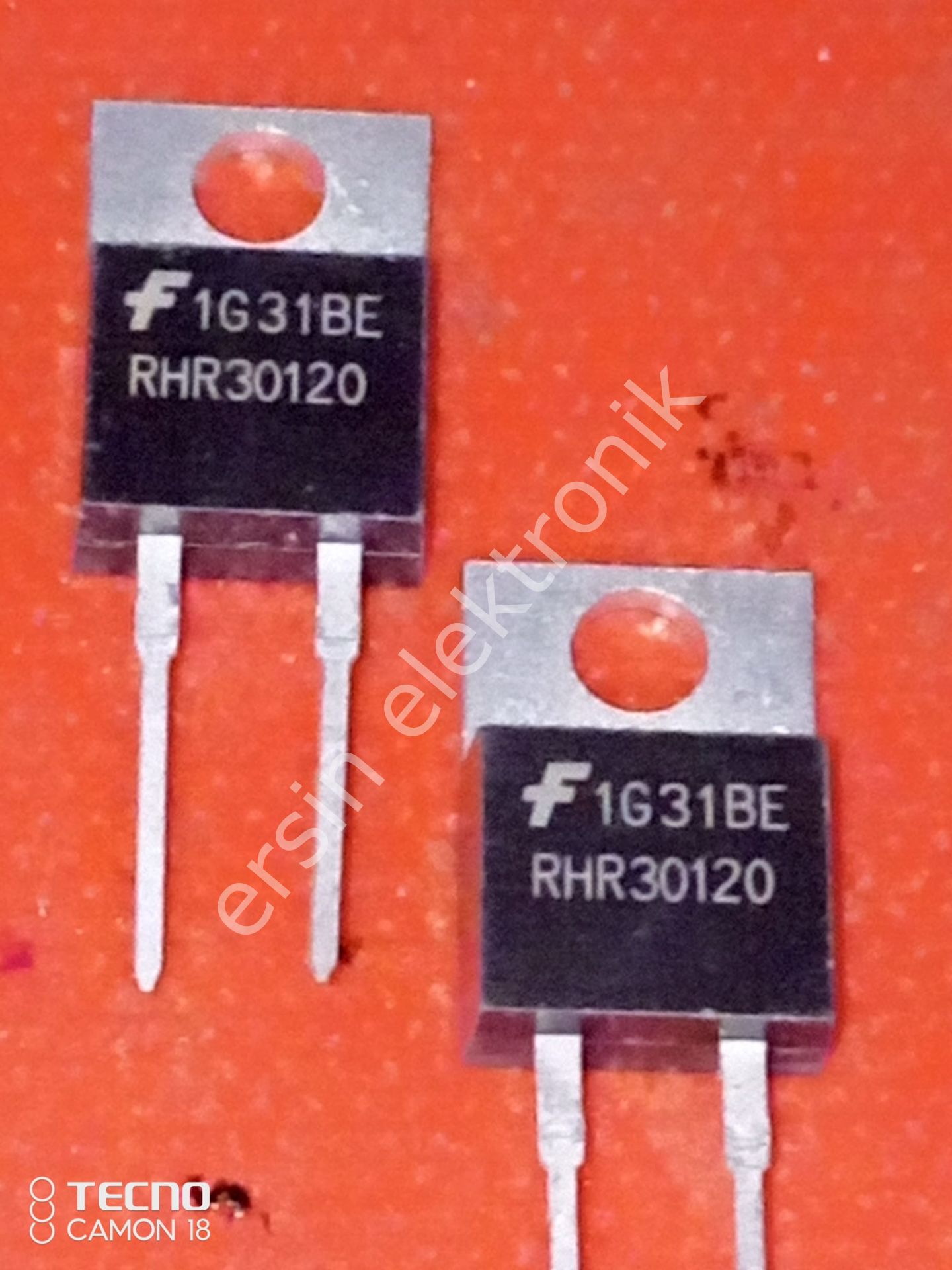 RHR30120 Hyper Fast Diyot 30A 1200V Hyperfast Diode