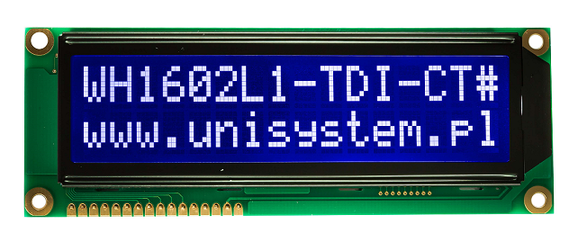 WH1602L1-TMI-CT# / 2X16 Büyük Ekran LCD