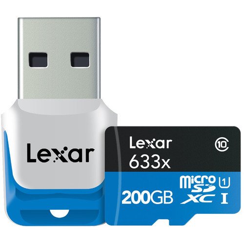 LEXAR 200GB MICROSD 633X(95MB/SN) HAFIZA KARTI