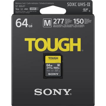 SONY  64GB SF-M TOUGH SERI UHS-II SDXC MEMORY CARD