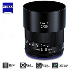 ZEISS LOXIA 35MM F:2,0 SONY FULL FRAME MANUEL FOCUS LENS