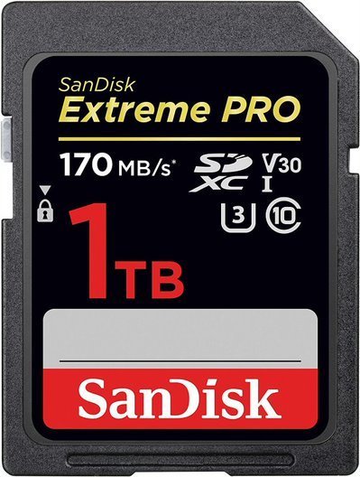 SANDISK 1TB 170MB EXTREME PRO  SDXC UHS I KART