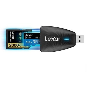 LEXAR MULTI USB 2IN 1 KART OKUYUCU LRW450UB (SD-MicroSD)