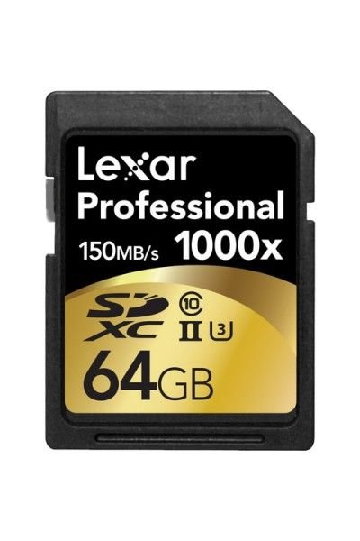 LEXAR 64GB SDXC 1000X (150MB/SN)UHS II HAFIZA KARTI