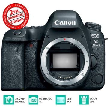 CANON 6DMARK II BODY (GÖVDE) DSLR FOTO MAKİNA