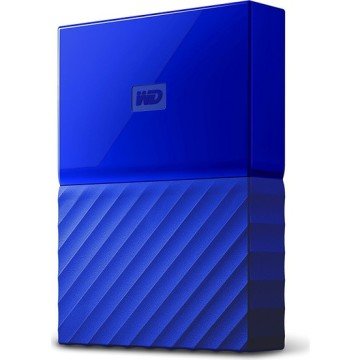 WD 4TB MY PASSPORT  USB 3.0 GÜVENLİ TAŞINABİLİR HARDDISK (MAVİ)BLUE)