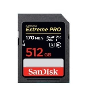 SANDISK 512GB 170MB EXTREME PRO SDXC UHS I KART
