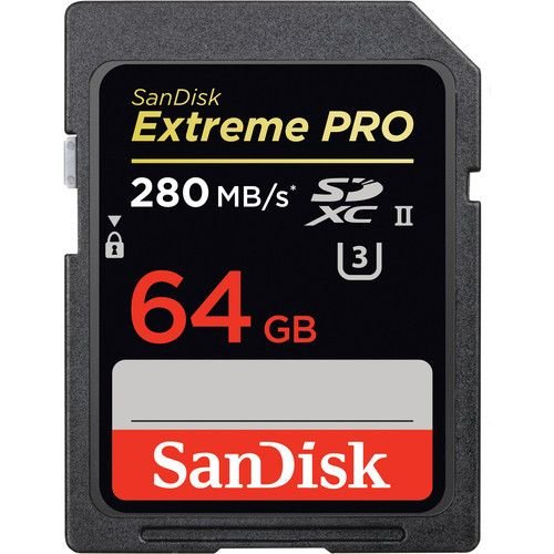 SANDISK  64GB 280MB EXTREME PRO SDXC UHS-II HAFIZAKARTI