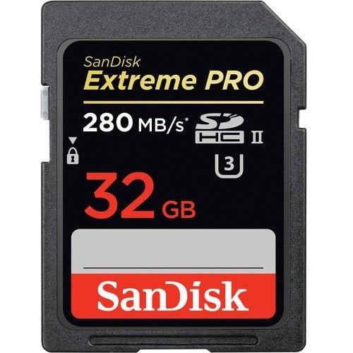 SANDISK 32GB 280 MB EXTREME PRO SDHC UHS-II HAFIZAKARTI