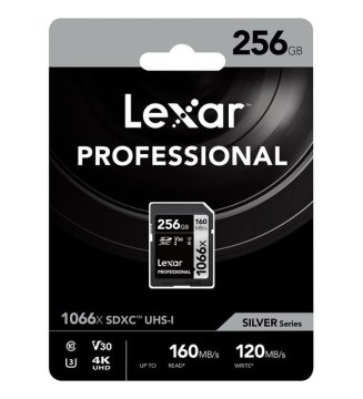 LEXAR 256GB SDXC UHS I 1066X/160MB  HAFIZA KARTI
