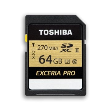 TOSHIBA 64GB 270MB  EXCERIA PRO SDXC UHS II KART