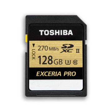 TOSHIBA128GB 270MB  EXCERIA PRO SDXC UHS II KART
