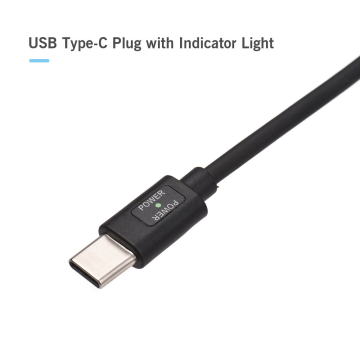 Andoer D11029 USB-C BMPCC 4K 6K 2 Pinli Güç Kablosu