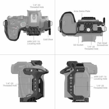 SmallRig 4003 Canon EOS R7 için Kara Mamba Kafesi