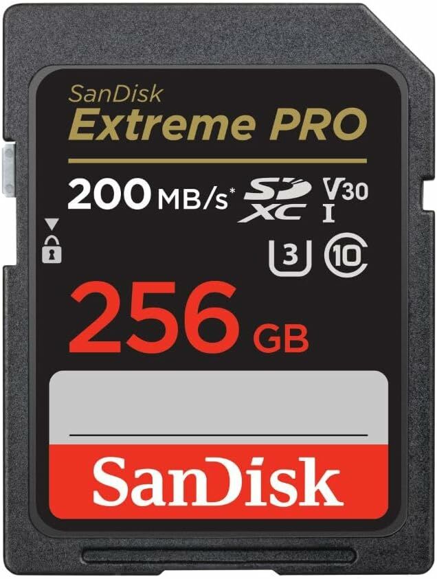 SANDISK 256GB SDXC EXTREME PRO200MB UHS II KART
