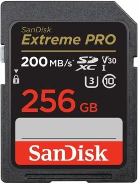 SANDISK 256GB SDXC EXTREME PRO200MB UHS II KART