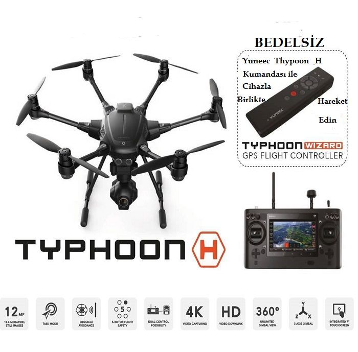 YUNEEC THYPOON H (WIZARD SENSÖR) DRONE
