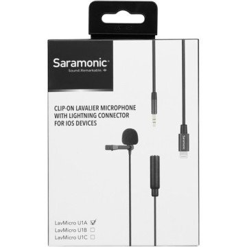 SARAMONIC LAVMICRO U1A APPLE CİHAZLAR İÇİN MİKROFON