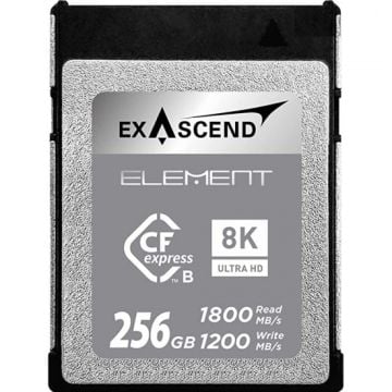 EXASCEND 256GB ELEMENT SERI CFEXPRESS TYPE B MEMORY CARD